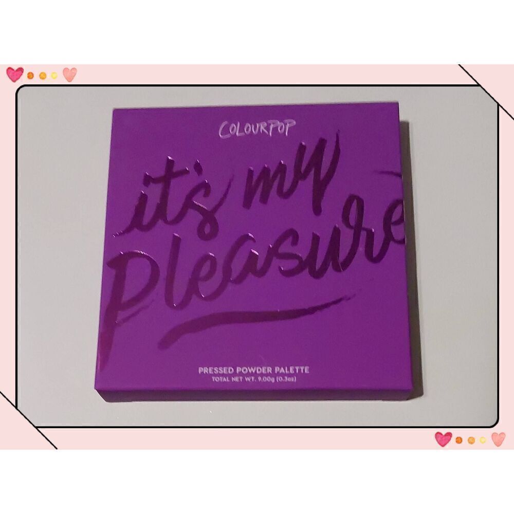 NIB~Colourpop It's My Pleasure Pressed Eyeshadow Pressed Palette